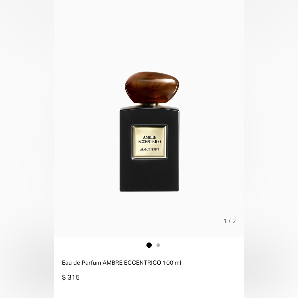 Armani beauty Ambre Eccentrico perfume
